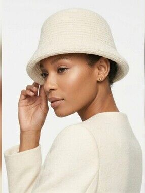 August Hat Company Women’s Ivory Melton Love Cloche